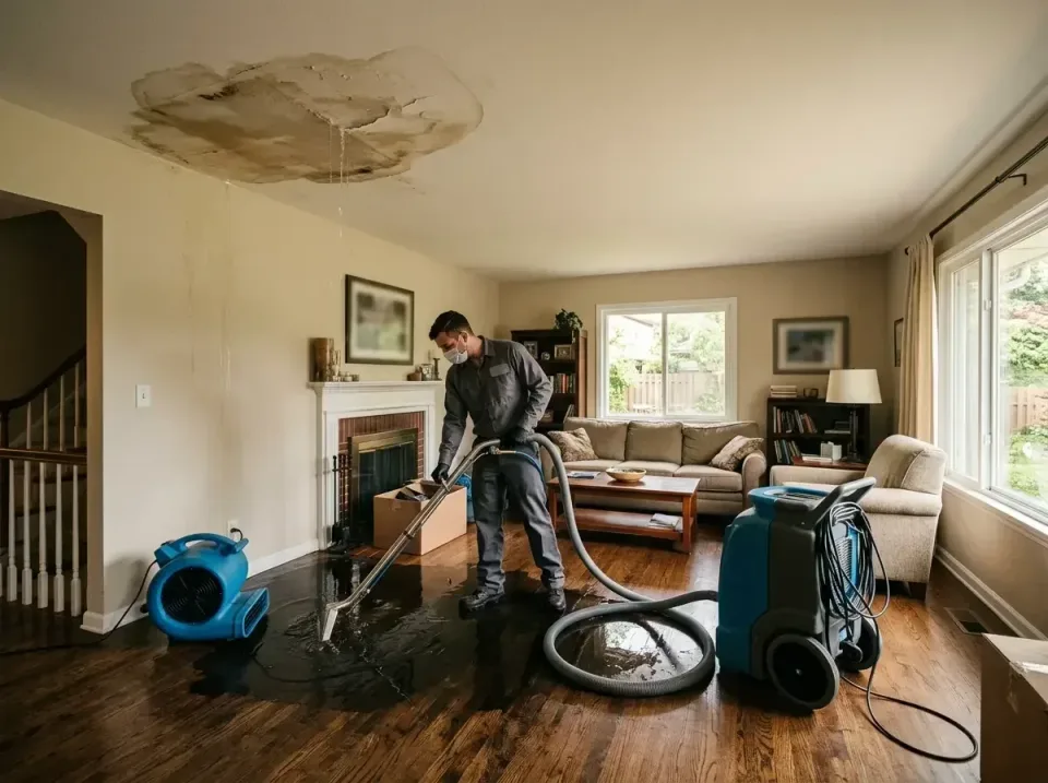 attic-pipe-burst-ceiling-drip-008 — frequently asked questions, Water Damage Restoration & Carpet Care in Monroe, OH